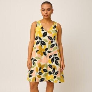 Rachel Zoe Yellow Floral Mini Dress